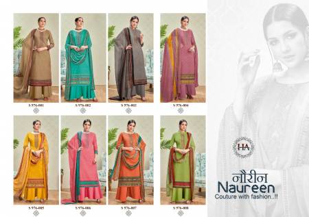 Harshit Naureen Cambric Cotton Wholesale Dress Material Collection
